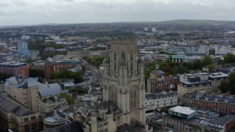 Drone-Shot-Orbiting-Wills-Memorial-Building-04