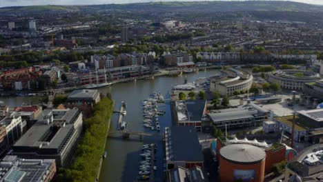Drone-Shot-Rising-Over-Bristol-Waterfront-01