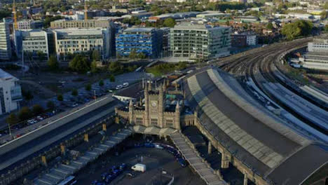 Drone-Shot-Approaching-Temple-Meads-Railway-Station-02