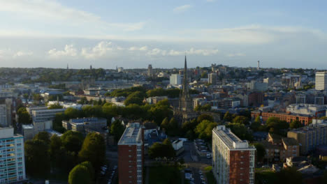 Drone-Shot-Approaching-St-Mary-Redcliffe-Church-01