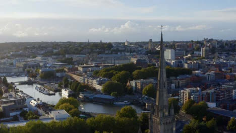 Orbiting-Drone-Shot-Rising-Above-St-Mary-Redcliffe-Church