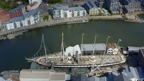 Overhead-Drone-Shot-Pulling-Away-From-SS-Great-Britain-01