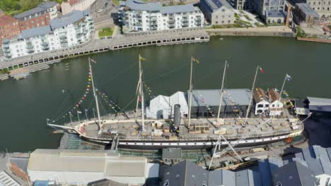 Overhead-Drone-Shot-Pulling-Away-From-SS-Great-Britain-03