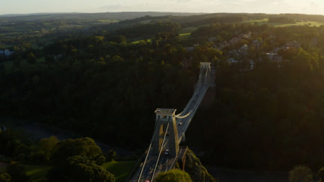 Drone-Shot-Pulling-Away-From-Clifton-Suspension-Bridge
