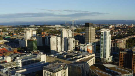Drone-Shot-Rising-Up-Cardiff-City-Skyline