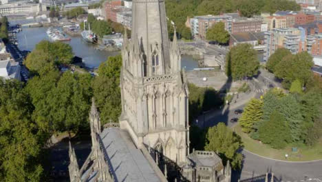 Drone-Shot-Flying-Over-St-Mary-Redcliffe-Church-In-Bristol-Short-Version-2-of-2