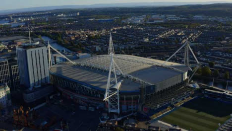 Drone-Shot-Orbiting-the-Principality-Stadium-In-Cardiff-Long-Version