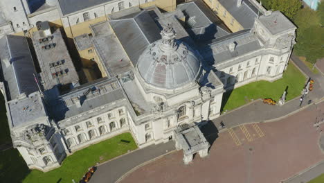 Drone-Shot-Rising-Above-Cardiff-City-Hall-02