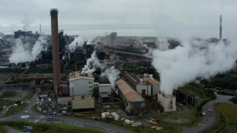 Drone-Shot-Orbiting-a-Port-Talbot-Steel-Manufacturing-Plant-Short-Version-1-of-2