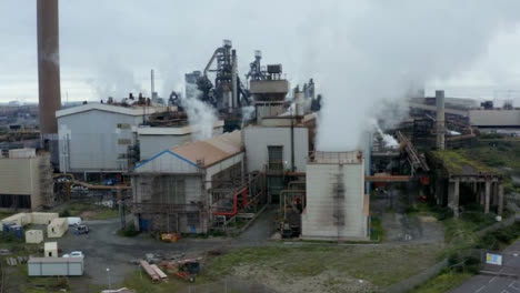 Drone-Shot-Orbiting-Port-Talbot-Steel-Manufacturing-Plant-18