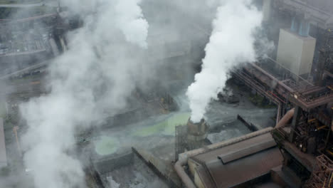 Drone-Shot-Orbiting-a-Steel-Manufacturing-Plant-In-Wales-Long-Version