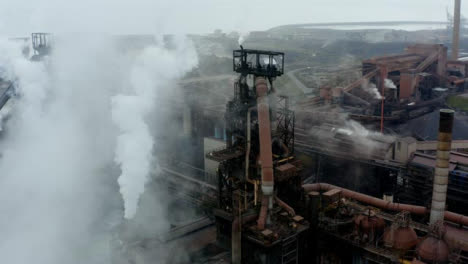 Drone-Shot-Orbiting-a-Steel-Manufacturing-Plant-In-Port-Talbot-Long-Version