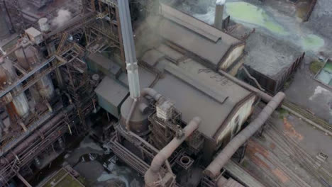 Drone-Shot-Orbiting-Steel-Manufacturing-Plant-In-Port-Talbot-Short-Version-1-of-2