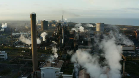 Drone-Shot-En-órbita-De-La-Planta-De-Fabricación-De-Acero-En-Port-Talbot-04