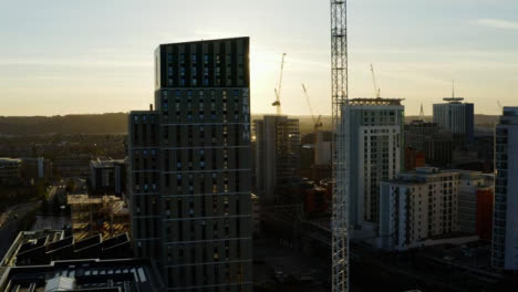 Drone-Shot-Orbiting-High-Rise-Buildings-In-Cardiff-04