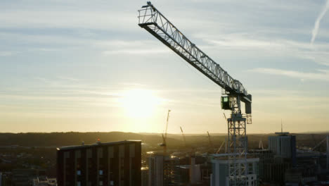 Drone-Shot-Orbiting-Crane-In-Central-Cardiff-03