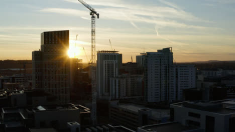 Drone-Shot-Orbiting-High-Rise-Buildings-In-Cardiff-05