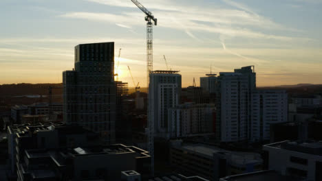 Drone-Shot-Orbiting-High-Rise-Buildings-In-Cardiff-06