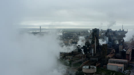 Drohnenschuss-Umkreist-Port-Talbot-Stahlwerk-02