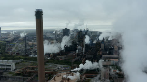 Drone-Shot-Orbiting-Port-Talbot-Steel-Manufacturing-Plant-03