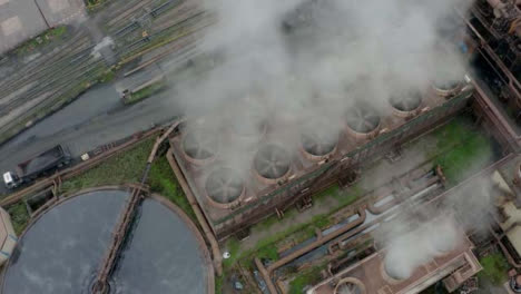 Drone-Shot-Orbiting-Port-Talbot-Steel-Manufacturing-Plant-24