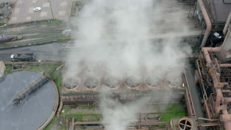 Drohnenschuss-Vom-Stahlwerk-Port-Talbot-Wegziehen-05