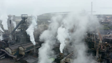 Drohnenschuss-Umkreist-Port-Talbot-Stahlwerk-25