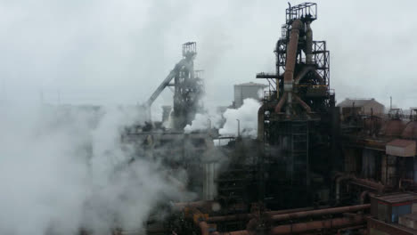 Drone-Shot-Orbiting-Port-Talbot-Steel-Manufacturing-Plant-35