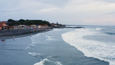 Drone-Shot-Tracking-a-Wave-Approaching-Echo-Beach