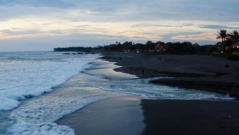 Drone-Shot-Flying-Over-Pererenan-Beach-