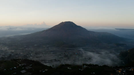 Drone-Shot-Orbiting-Mount-Batur-Volcano