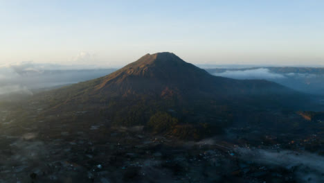 Drone-Shot-Tilting-Up-Revealing-Mount-Batur-