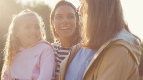 Close-Up-Shot-of-Grandmother,-Mother-and-Daughter-Talking-03