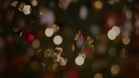 Close-Up-Of-Various-Christmas-Tree-Decorations-Christmas-Balls