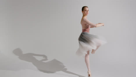 Wide-Shot-of-a-Ballet-Dancer-Spinning