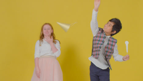 Mid-Shot-of-Children-Laughing-and-Dancing