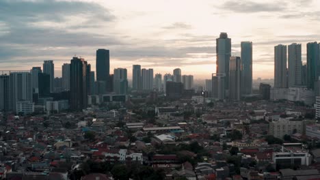 Drone-Shot-of-Jakarta-City