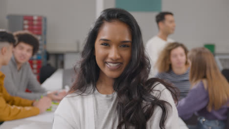 Portrait-Shot-of-Young-Student-In-Class