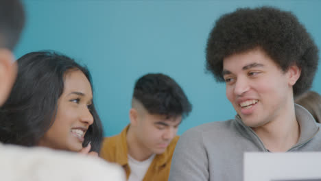 Close-Up-Shot-of-Students-Talking-During-Their-Class