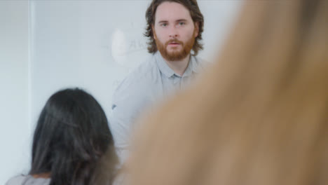 Over-the-Shoulder-Shot-of-a-Teacher-Talking-to-His-Class-01