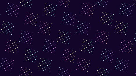 Motion-rainbow-dots-and-squares-pattern