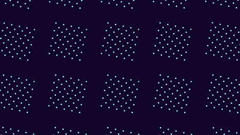 Bewegung-Blaue-Punkte-Und-Quadrate-Muster