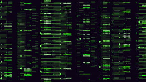 Random-green-numbers-and-lines-in-matrix