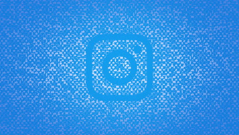 Großes-Soziales-Instagram-symbol-Auf-Netzwerkhintergrund