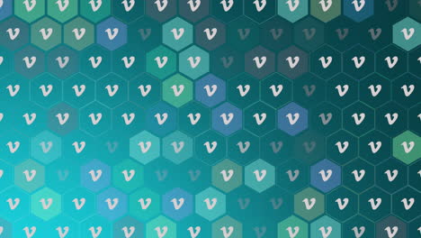 Vimeo-icons-pattern-on-social-network-background