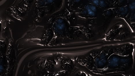 Futuristic-liquid-waves-with-blue-and-black-gradient-color