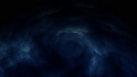 Nube-Azul-Mística-Profunda-Que-Fluye-En-El-Espacio-Exterior-Negro