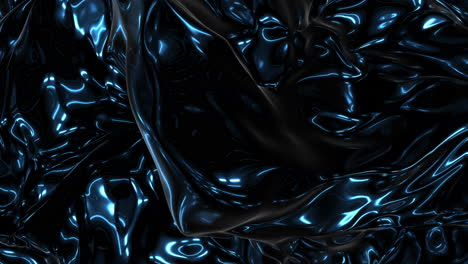 Blaues-Futuristisches-Wellenmuster-Auf-Schwarzem-Farbverlauf
