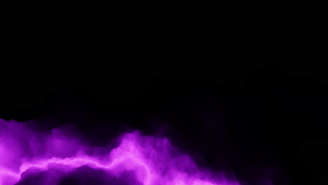 Flowing-mystical-purple-cloud-in-storm-time-on-black-outer-space