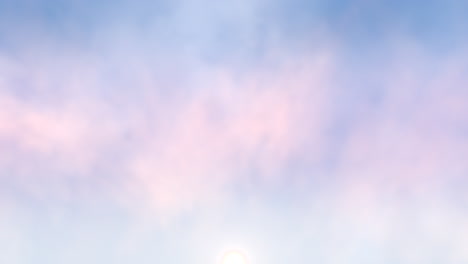 Movimiento-De-Nubes-Blancas-En-El-Cielo-Romántico-Púrpura